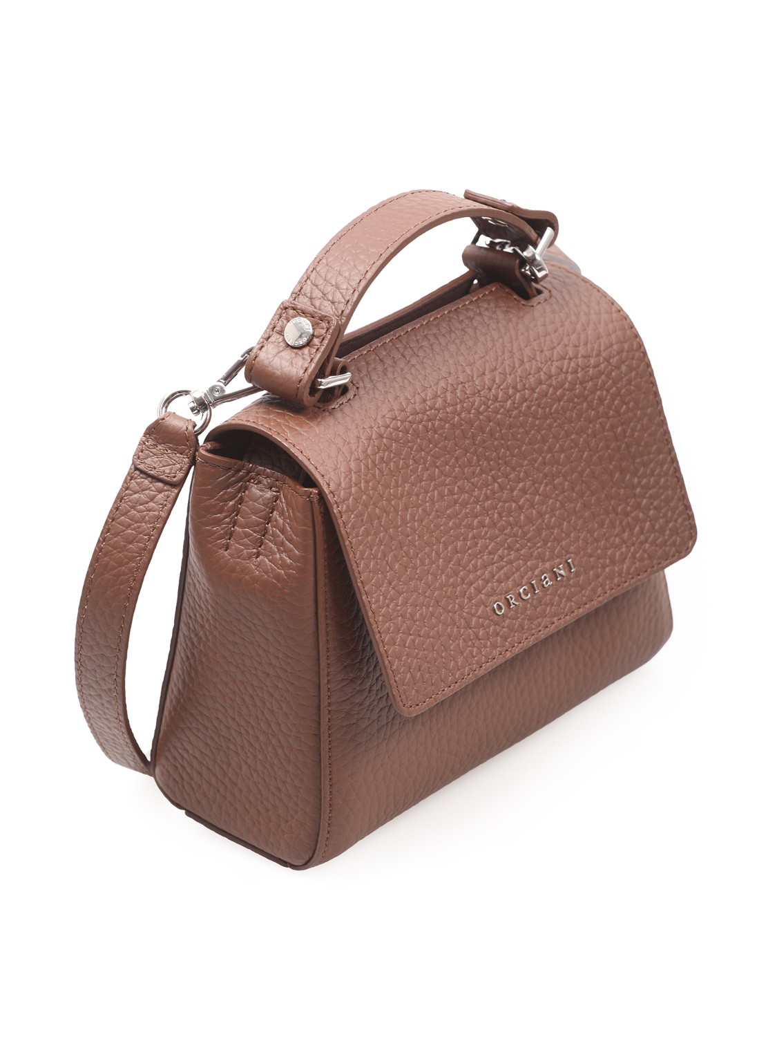 shop ORCIANI  Borsa: Orciani borsa Sveva Soft Mini a mano in pelle con tracolla.
Apertura a scomparsa da cui accedere alla borsa senza sollevare la patta.
Chiusura a patta con bottone magnetico.
Tasca interna con zip.
Dimensioni: Larghezza: 20 cm / Altezza: 15 cm / Profondità: 8 cm.
Composizione: 100% pelle.
Made in Italy.. B02019 SOF-CARRUBA number 1588717